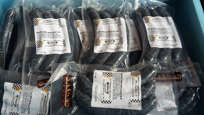 3er Pack Schwarze Grill Bratwurstr